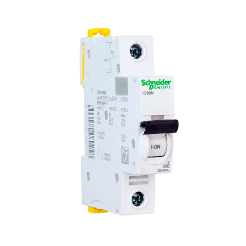 INTERRUPTOR TERMOMAGNÉTICO 1X2 A -20KA/220VAC – IC60N – SCHNEIDER